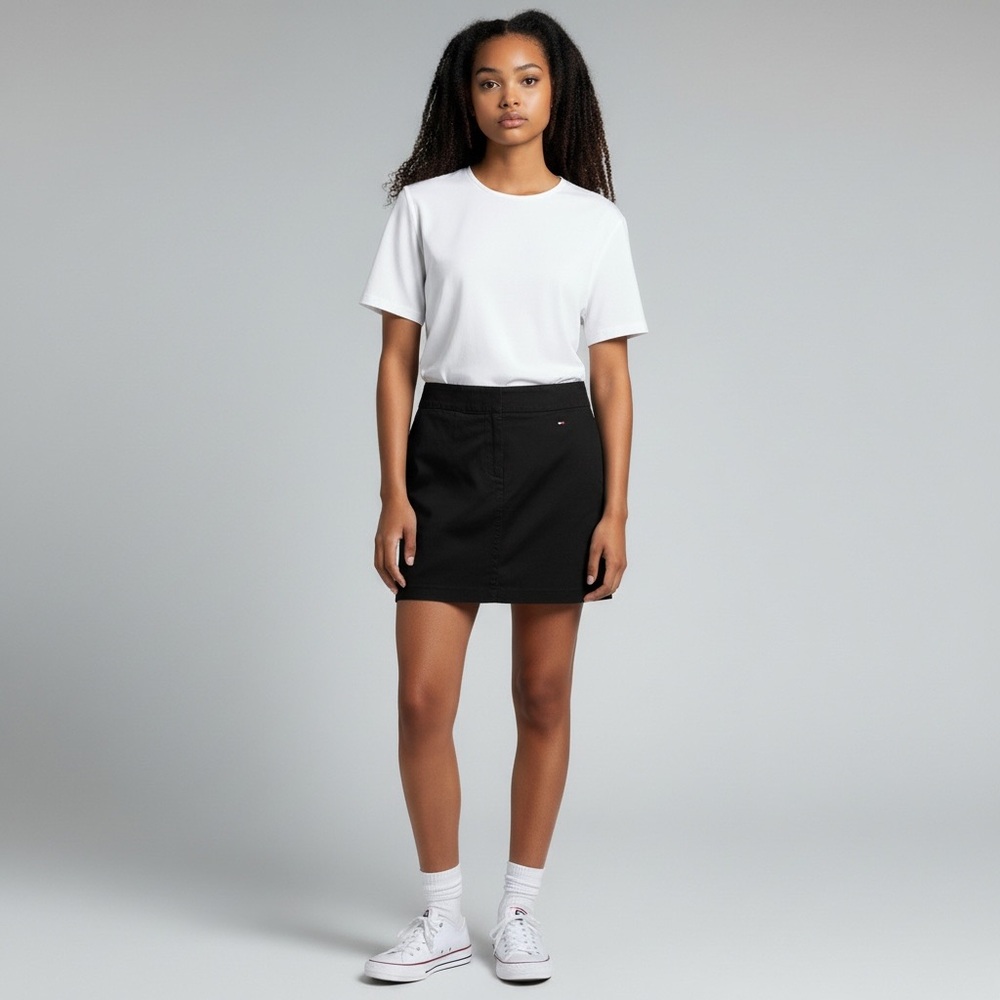 Tommy‎ Hilfiger Black Mini Skirt - Size 6